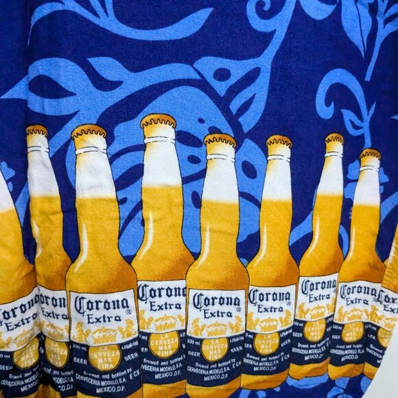 Corona Extra Hawaiian Style Shirt, Men's XL, Beer Bottle Design, Soft Rayon - Picture 8 of 10